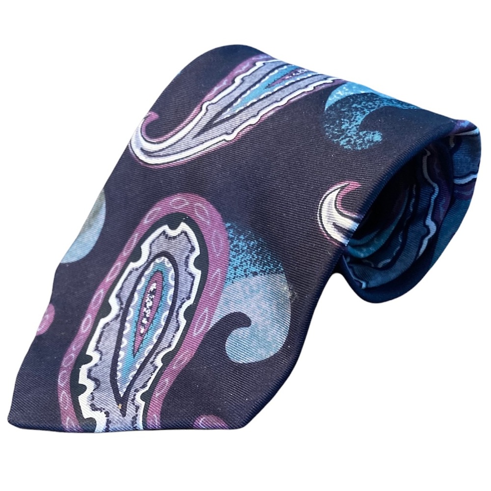 CHAPS RALPH LAUREN•100% SILK • PAISLEY MEN’S TIE•